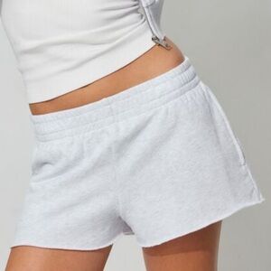 Garage heather grey sweat shorts